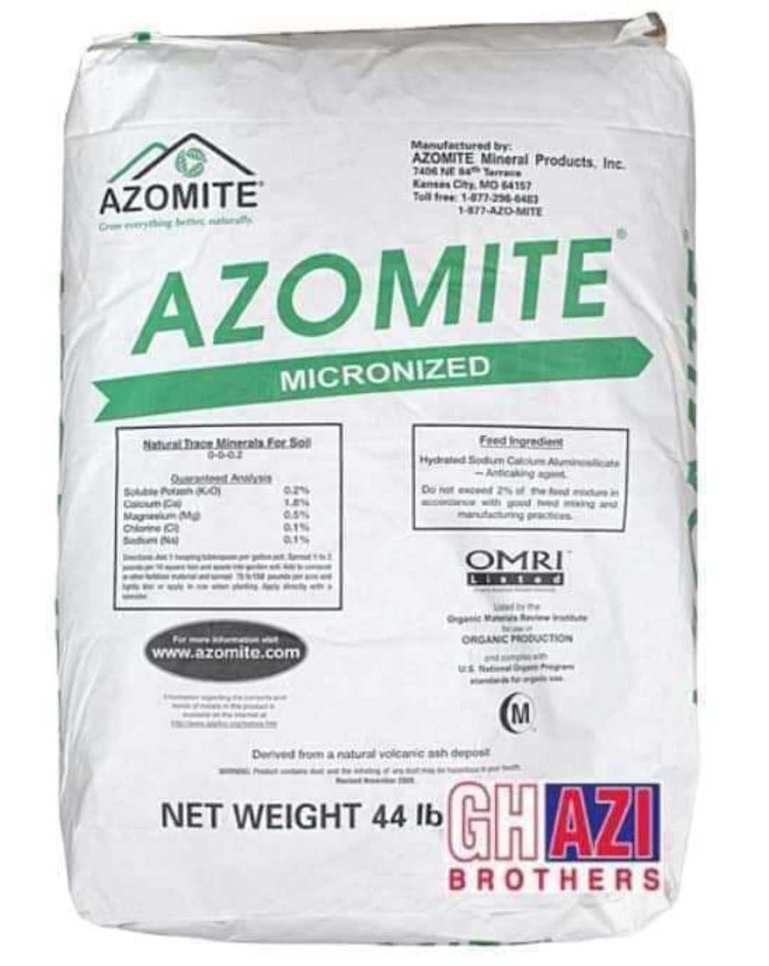 Azomite A-Z Z Minerals!