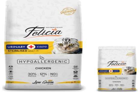 Felicia Low Grain Sterilized Urinary Cat Food With!