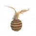 Sisal Catnip Ball Toy with Feathers!