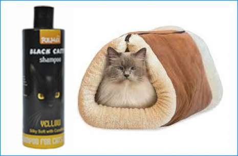 Remu Black Catty Shampoo- Large Yellow!