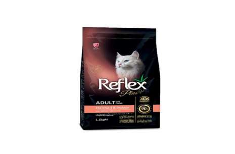Reflex Plus Cat Food Hair Ball n Indoor with Salmo!
