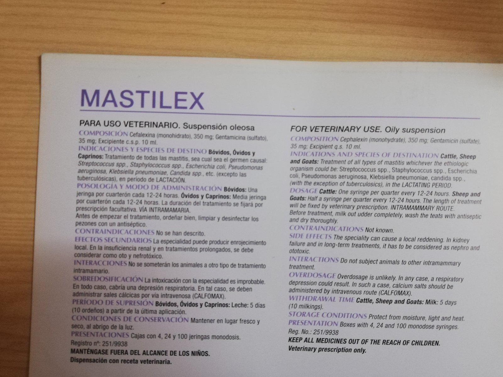 Mastilex IM Tubes!