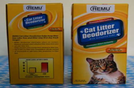 Remu Cat Litter Deodorizer with Activated Soda!