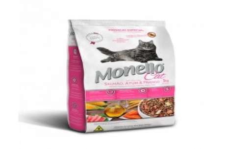 MONELLO ADULT CAT FOOD – SALMON CHICKEN & TUNA!